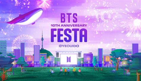 Join Bts 10th Anniversary Festa 2023 Celebration Events Kpoppost