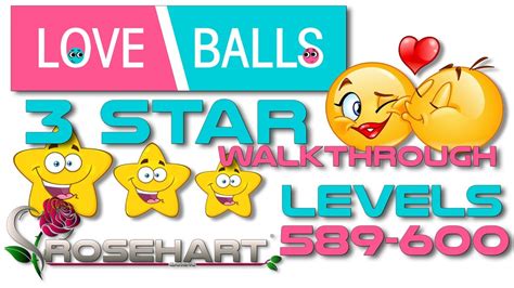 Love Balls Levels Star Walkthrough IOS Android Rosehart Gaming YouTube