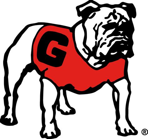 Georgia Bulldogs Logo Black