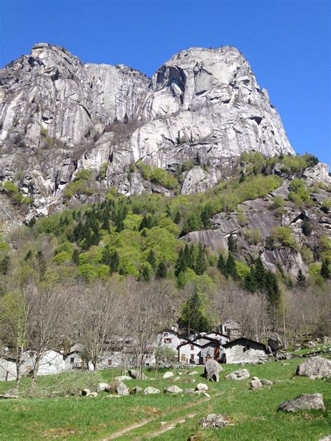 Hiking And Climbing Val Di Mello Italy Montanari