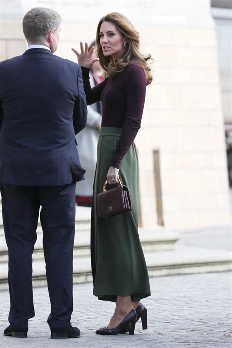 Kate Middleton Wears Jigsaw Pants And Warehouse Sweater Popsugar