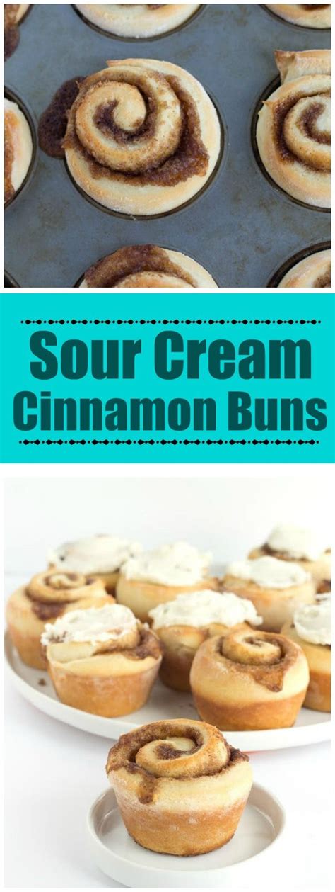 Sour Cream Cinnamon Buns Recipe Cinnamon Bun Recipe
