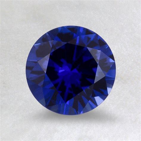 65mm Super Premium Blue Round Sapphire Round Sapphire Blue Sapphire