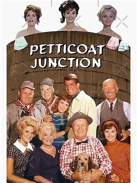 Petticoat Junction Curves And Retro Cast Tribute Sticker For Sale By