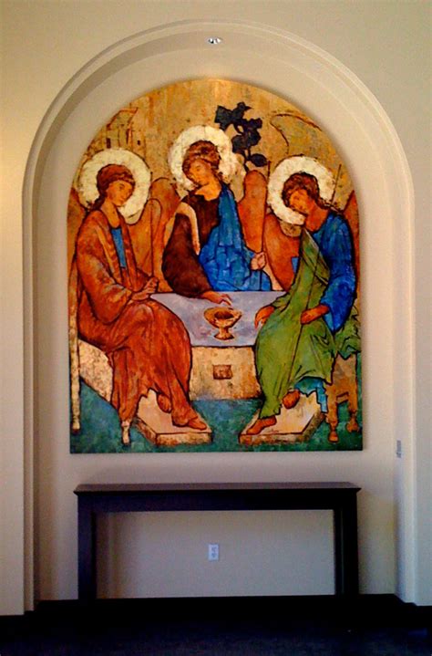 The trinity is an icon created by a brilliant russian painter andrei rublev in the 15th century. Custom Canvases, or Golden Arches - The Blank Canvas blog ...