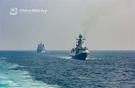 Nd Chinese Naval Escort Taskforce Conducts Maneuvering Exercise