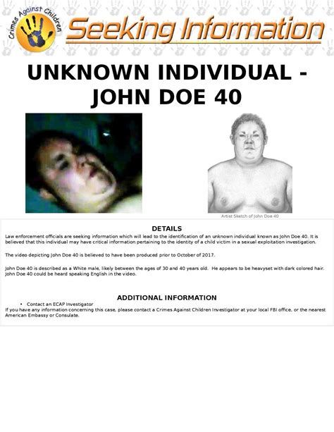 Account Suspended John Doe Cold Case John