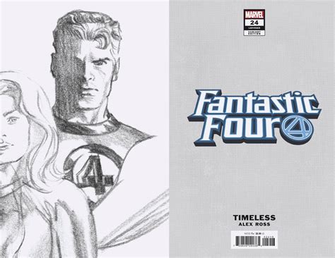 Buy Fantastic Four 24 Mr Fantastic Timeless Virgin Sketch Variant