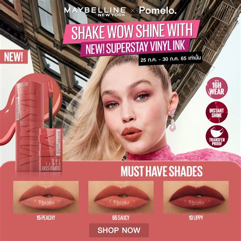 Maybelline Superstay Vinyl Ink Lipcream 65 Saucy Ubicaciondepersonascdmxgobmx