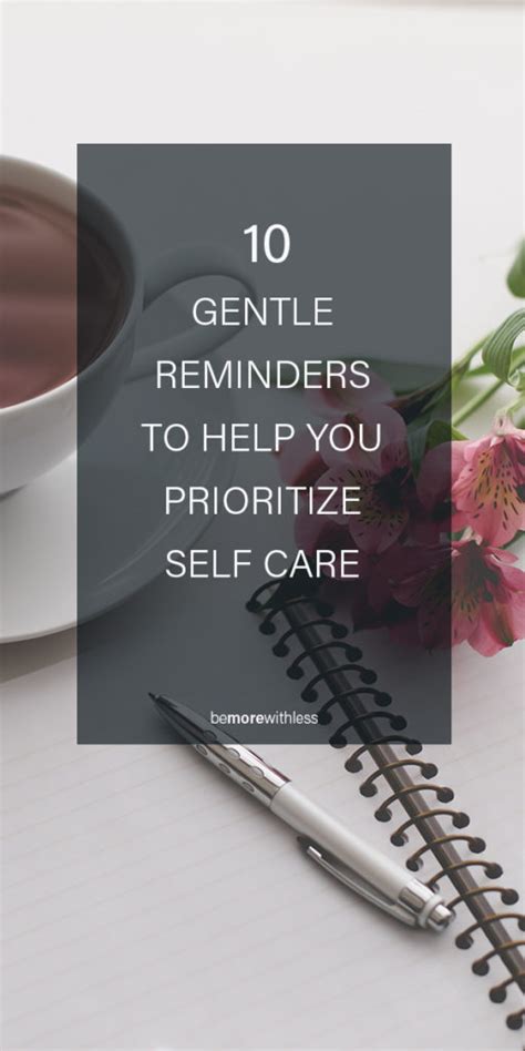 10 Gentle Reminders To Help You Prioritize Self Care Laptrinhx News