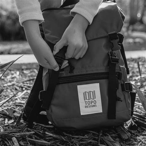 Topo Designs Rover Pack Mini Black, compact, statement-making backpack