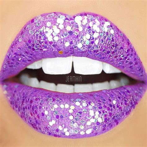 Purple Glitter Lips By Jeamkin Lashesbylena Carter Liquid Lipstick