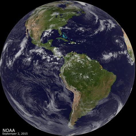 Noaa Satellites On Twitter Earth Seen In Real Time From The