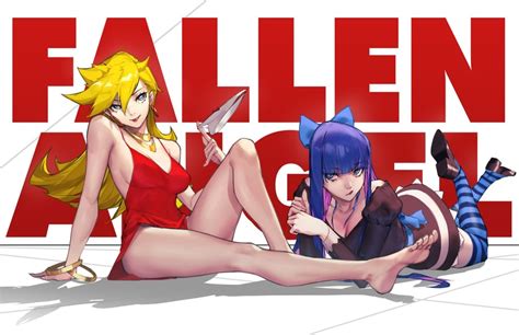 Rule 34 Artist Request Barefoot Kunomd Panty And Stocking With Garterbelt Panty Anarchy Stocking