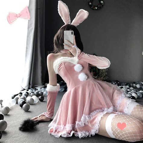 bunny girl cosplay suit kf81602 unzzy