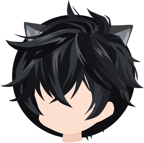 Download Hd Avatar Pictures Anime Male Hair Reference Transparent Png