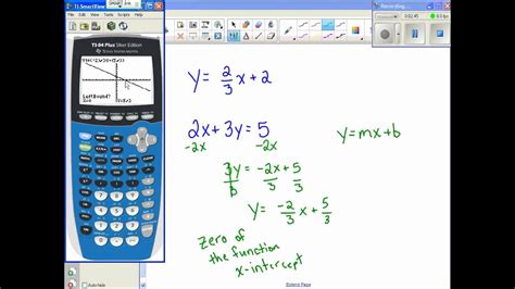 See full list on wikihow.com Finding x & y intercepts with calculator - YouTube