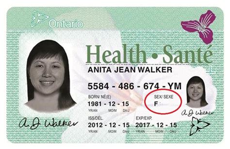 Newsroom Gender On Health Cards And Drivers Licences
