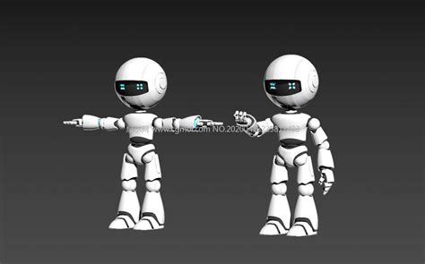 IBOT服务机器人3D模型 MAX OBJ格式 机械角色 机械模型 3d模型下载 3D模型网 maya模型免费下载 摩尔网
