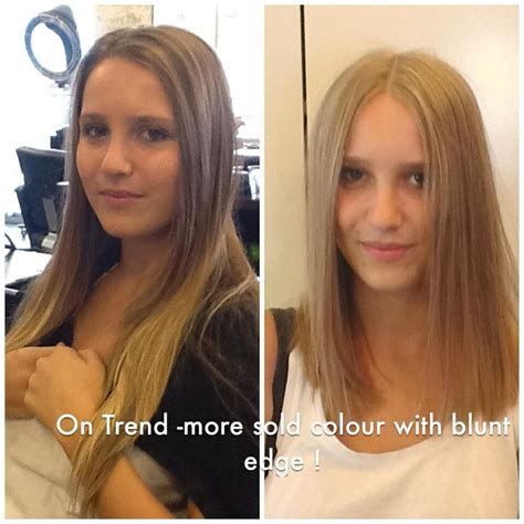 Before And After Wanted The New Popular Length Of The Long Bob Love