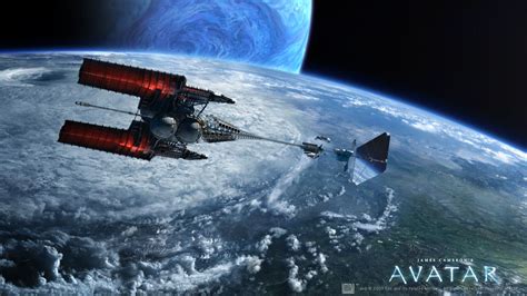 Orbiting Pandora Alien Worlds Space Travel Avatar
