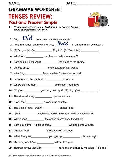 Resultado De Imagem Para Present Simple Activities English Grammar English Grammar Test