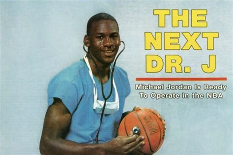 Michael Jordan Was Dubbed “the Next Dr J” In Magazine Cover As A