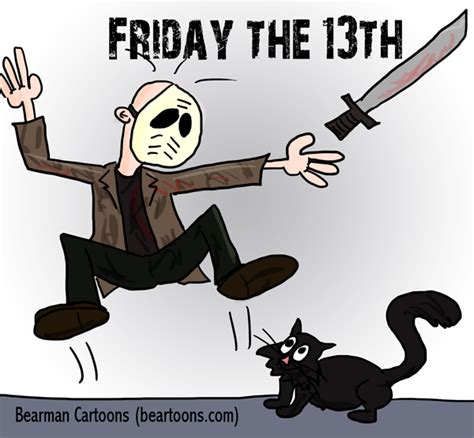 Happy Friday The 13th Bearman Cartoons