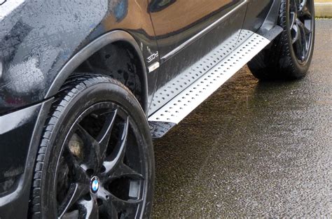 The bmw x5 wheels only tell half the story when it comes to accessories for your x5. BMW X5 E53 00-06 Brushed Aluminium Side Steps Bars Running ...