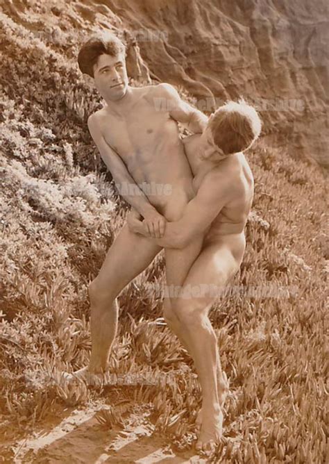 Junge nackte Männer Wrestling im Freien Vintage Foto 1960er Etsy