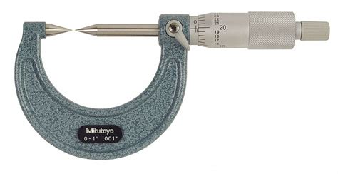 Mitutoyo Digital Point Micrometer Operation Type Mechanical Range 0