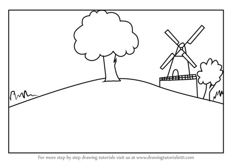 Maybe you would like to learn more about one of these? Learn How to Draw a Farm Windmill Landscape (Windmills ...