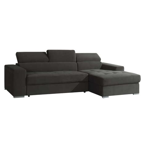 Caratteristiche del seguente divano letto con chaise longue. Divano letto con penisola a dx grigio scuro 270x112xh.74 cm A14145 | eBay