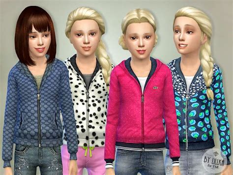 The Best Jackets For Girl By Lillka Sims 4 Cc Kids