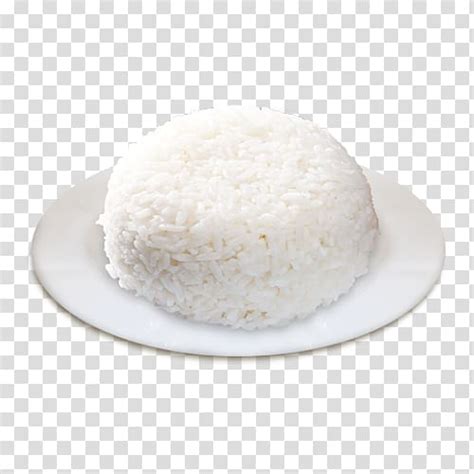 But what's the best way to cook it? Steamed cup of rice on round white ceramic plate, Cooked ...