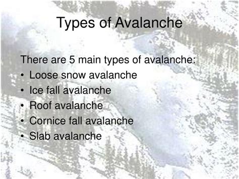 Ppt Avalanches Powerpoint Presentation Id1104667