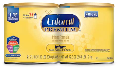 Enfamil Premium Infant Formula Powder 211 Oz 2 Pack