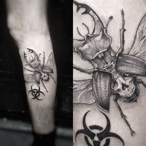 High quality stag tattoo gifts and merchandise. Stag Beetle Tattoo | Beetle tattoo, Instagram, Instagram photo