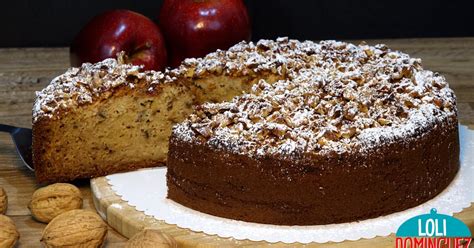 Tarta De Manzana Y Nueces Fácil Tierna Y Muy Jugosa Recetas Fáciles