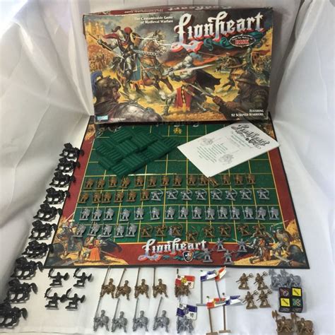 Are any board games so enthralling as strategy games? 1997 Lionheart Board Game War Strategy Medieval Warfare ...