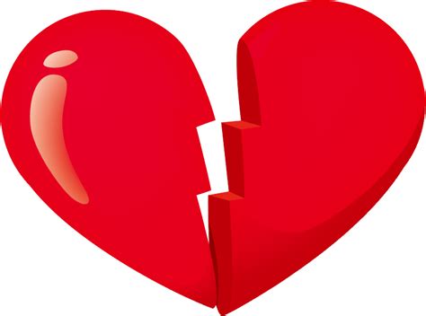 Broken Heart Png Transparent Image Download Size 800x595px