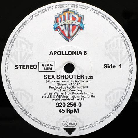Apollonia 6 Sex Shooter Vinyl Pussycat Records