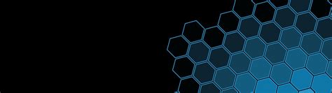 5120x1440 Resolution Black Blue Hexagon Pattern 5120x1440 Resolution