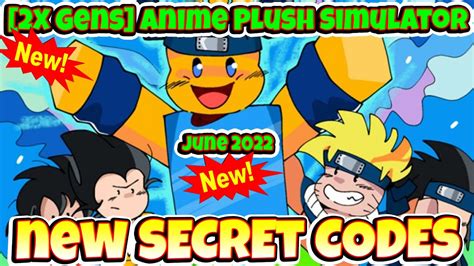 2022 All Secret Codes Roblox 2x 💎 Anime Plush Simulator New Codes