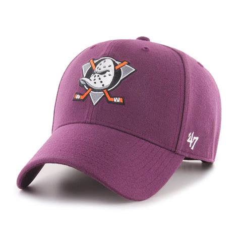 Anaheim Ducks 47 Brand Mvp Plum Nhl Team Snapback Cap Lovemycap