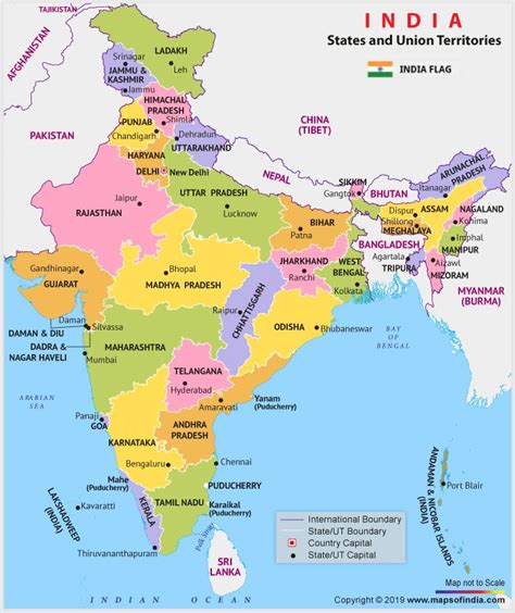 Political Map Of India