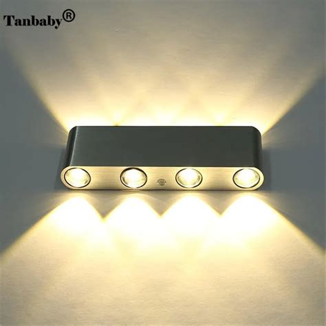 6w 8w Modern Led Wall Light Up And Down Wall Sconce Lighting Spotlight