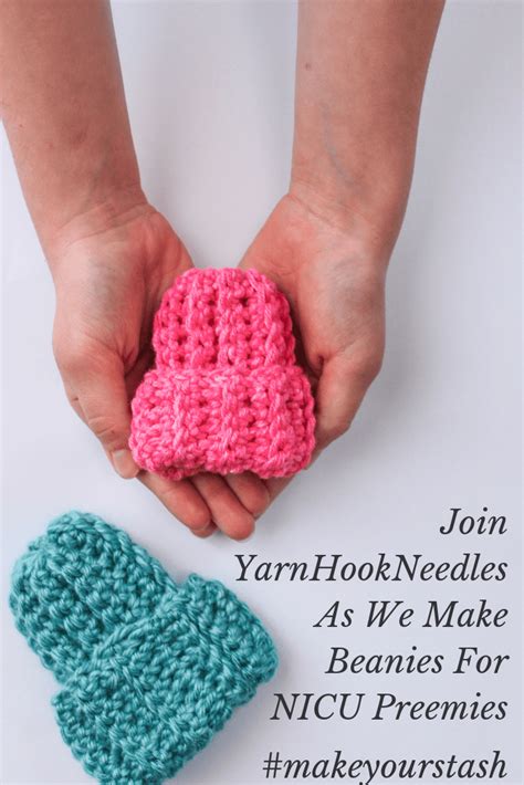 Make Nicu Hats For Preemie Babies With This Crochet Preemie Hat Pattern