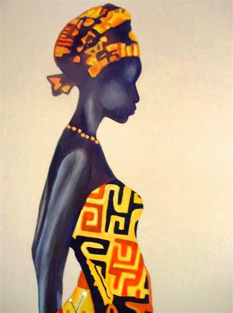 Cuadros Modernos Pinturas Cuadros De Mujeres Africanas Pintadas
