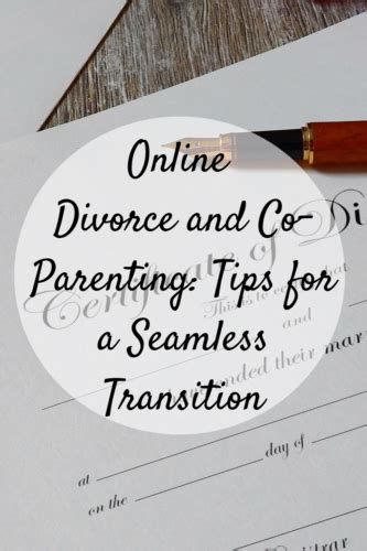 Online Divorce And Co Parenting Tips For A Seamless Transition Mom